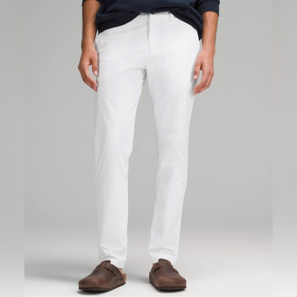 Men’s Lululemon ABC Slim-Fit Trouser, 31” Waist-color:white